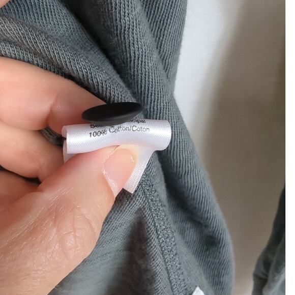 Rag & Bone Classic Henley Long Sleeve Shirt Men's XL Gray - Picture 11 of 12